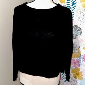 Joie medium black sweater. Thin perfect for layering.
